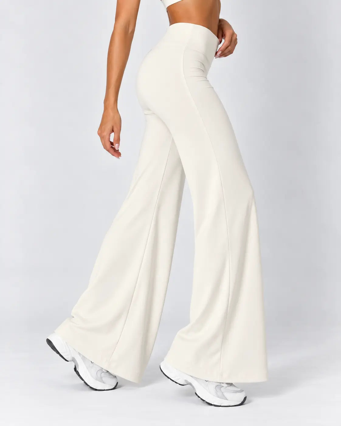 The Harper Wide Leg - Cream