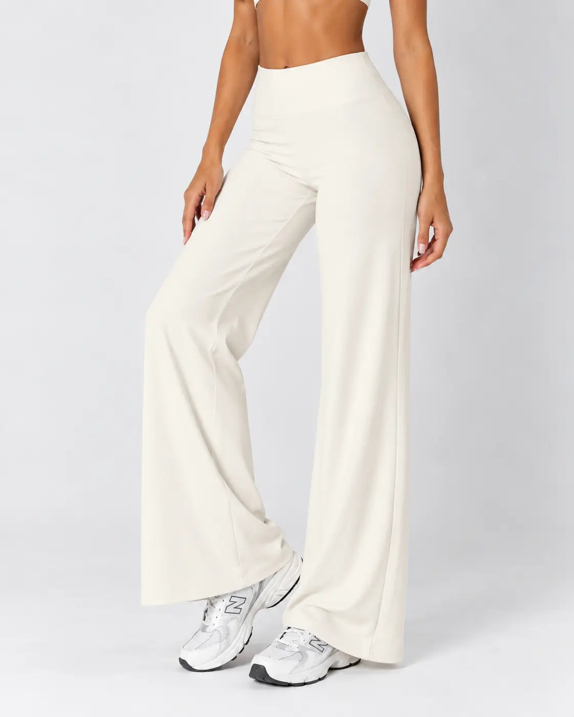 The Harper Wide Leg - Cream